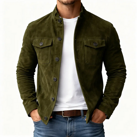Heren Jas Suède Regular Fit - StudioMarella