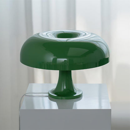 Paddenstoelvormige Tafellamp met 4 Lichtbronnen en Gedimde Retro Sfeer