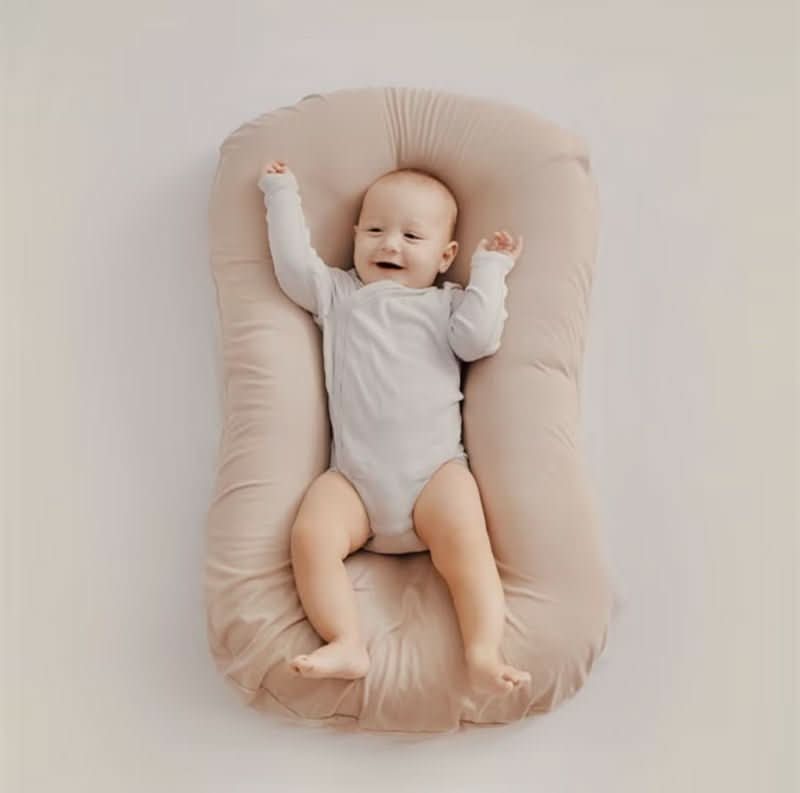 Babynest met Memory Foam – Ergonomisch Babymatrasje voor Gezonde Slaap – Hypoallergeen & Ademend – Pasgeboren tot 12 Maanden
