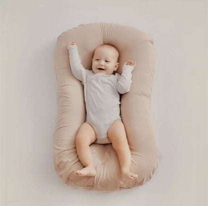 Babynest met Memory Foam – Ergonomisch Babymatrasje voor Gezonde Slaap – Hypoallergeen & Ademend – Pasgeboren tot 12 Maanden