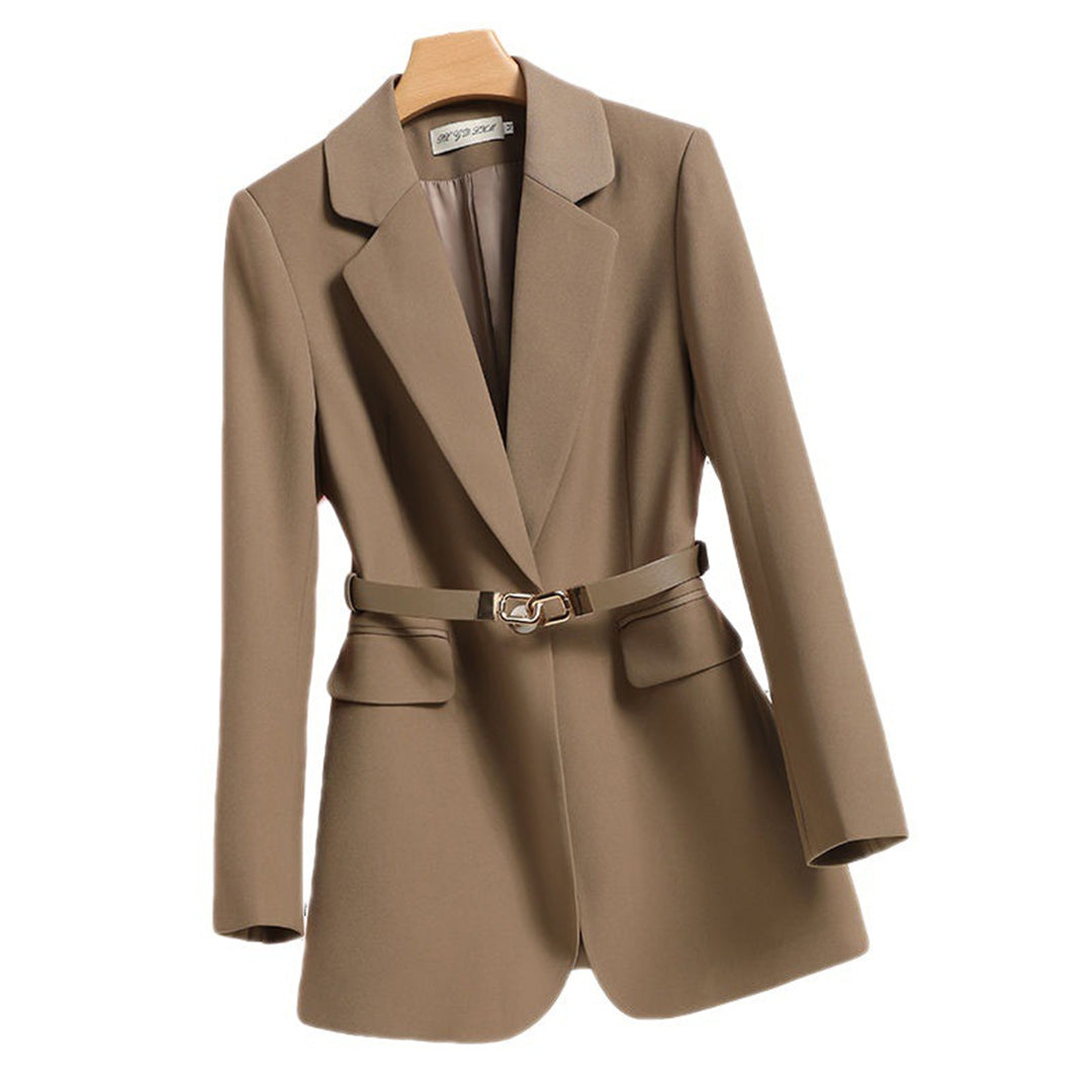 Elegante Blazer met Ceintuur voor Vrouw