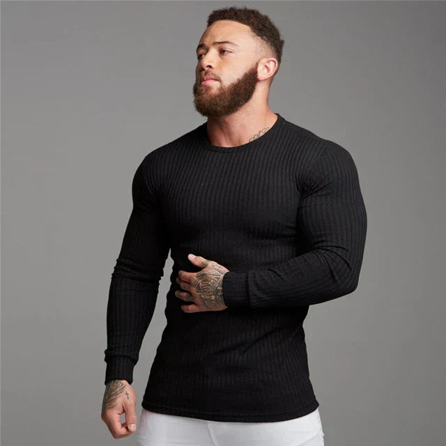 Heren Trui Kasjmier Slim Fit Luxe Kwaliteit