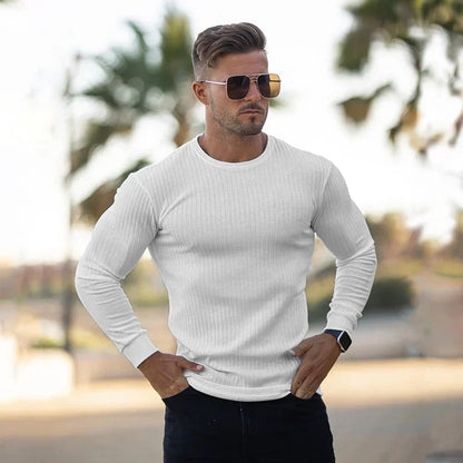 Heren Trui Kasjmier Slim Fit Luxe Warm
