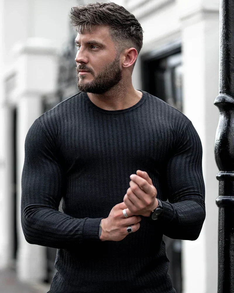 Heren Trui Kasjmier Slim Fit Luxe Kwaliteit