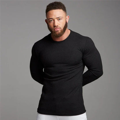 Heren Trui Kasjmier Slim Fit Luxe Warm