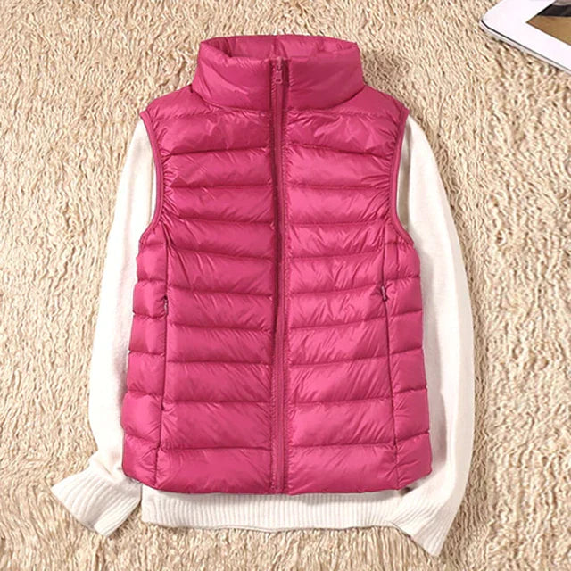 Lichtgewicht Bodywarmer Mouwloos Warm voor Buiten