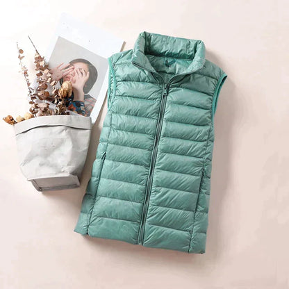 Lichtgewicht Bodywarmer Mouwloos Warm voor Buiten