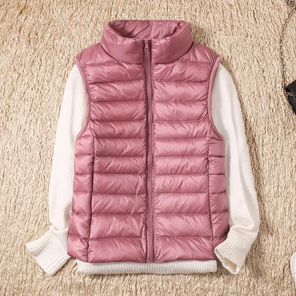 Lichtgewicht Bodywarmer Mouwloos Warm voor Buiten