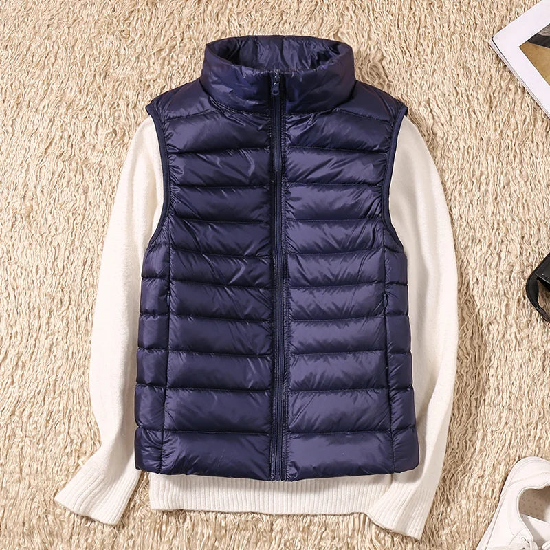 Lichtgewicht Bodywarmer Mouwloos Warm voor Buiten