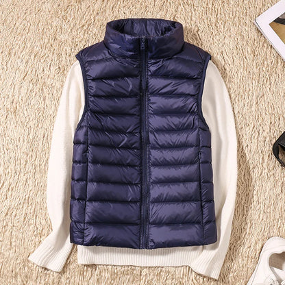 Lichtgewicht Bodywarmer Mouwloos Warm voor Buiten