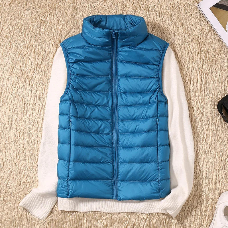 Lichtgewicht Bodywarmer Mouwloos Warm voor Buiten