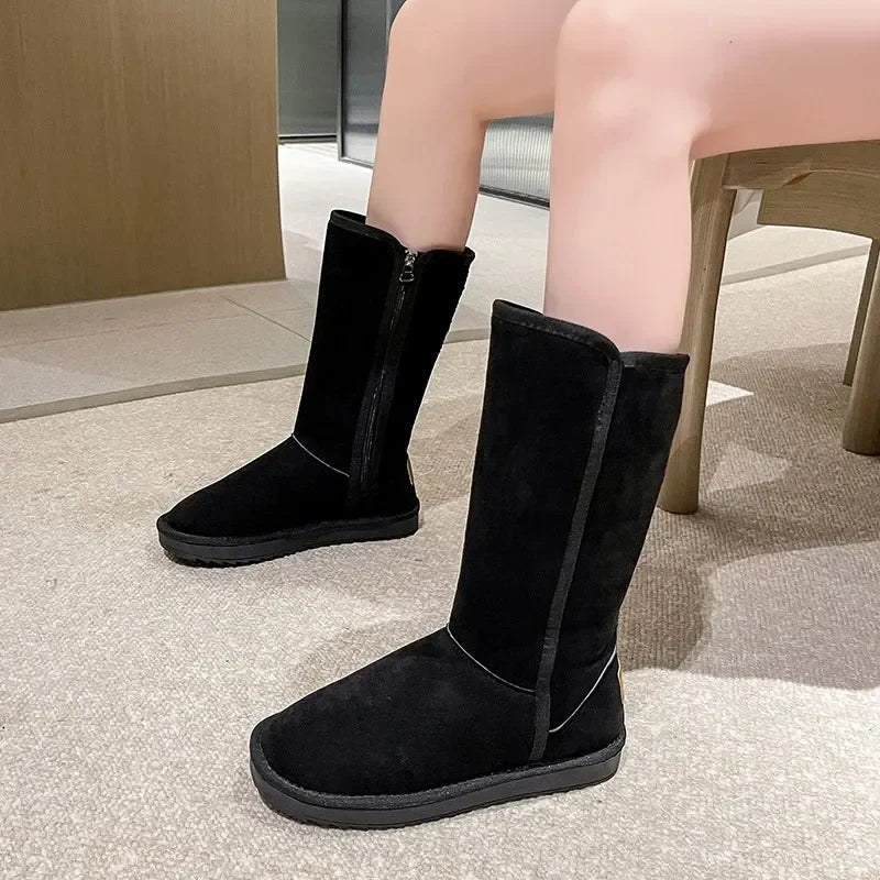 Dames Snowboots Warm en Comfortabel met Pluche Voering