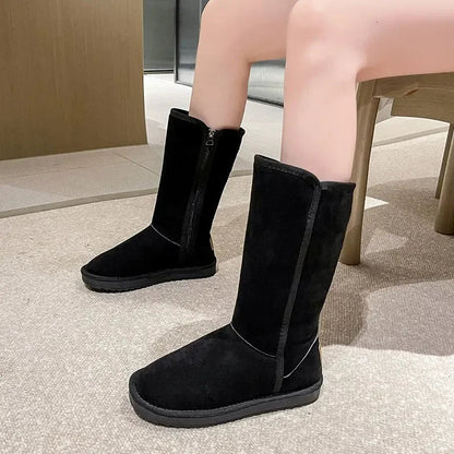 Dames Snowboots Warm en Comfortabel met Pluche Voering
