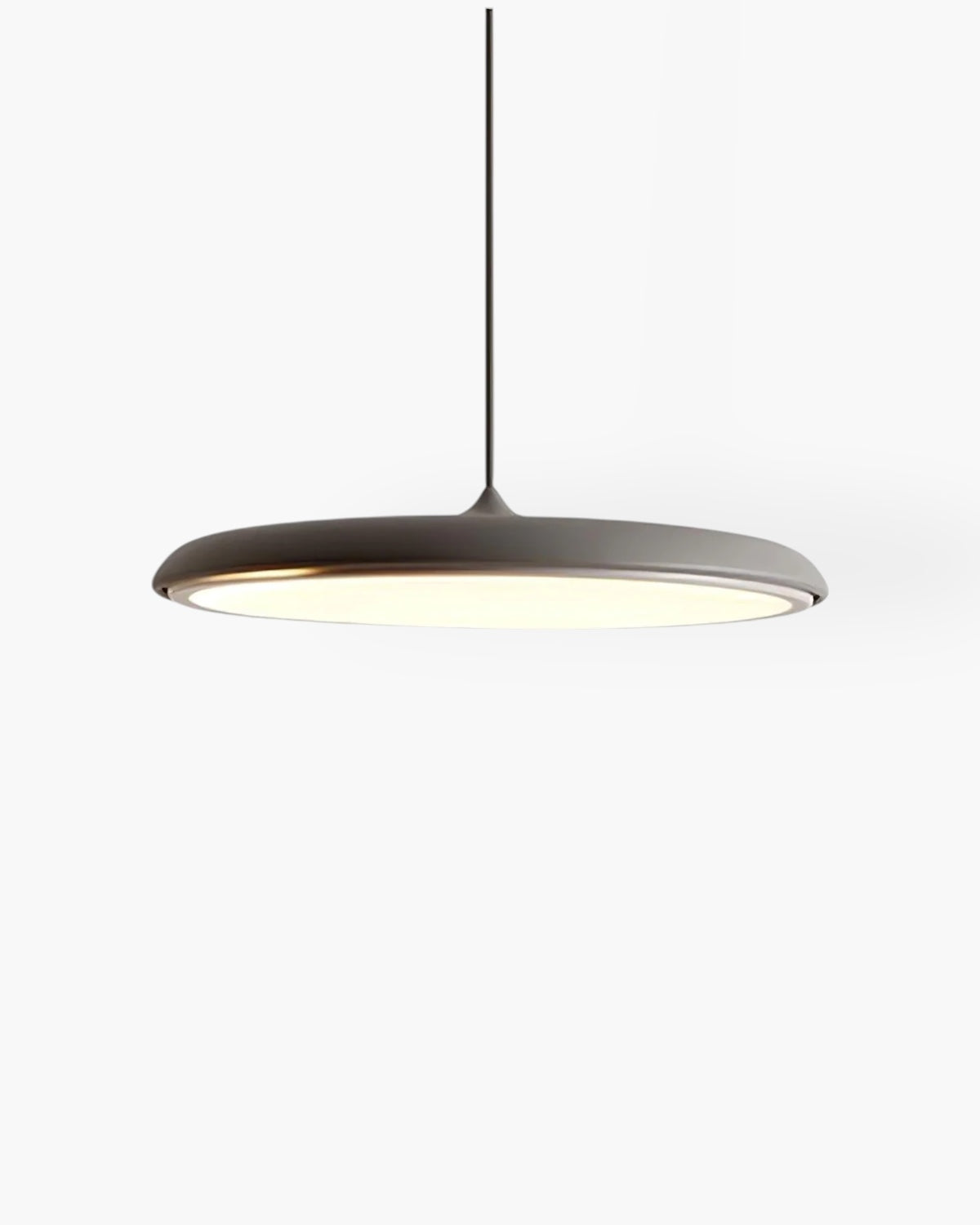 Ronde Hanglamp met Zachte Lichtverspreiding Zwart Grijs Groen Roze Wit Oranje ø25cm ø40cm Modern Scandinavisch Design voor Eetkamer Woonkamer Werkplek