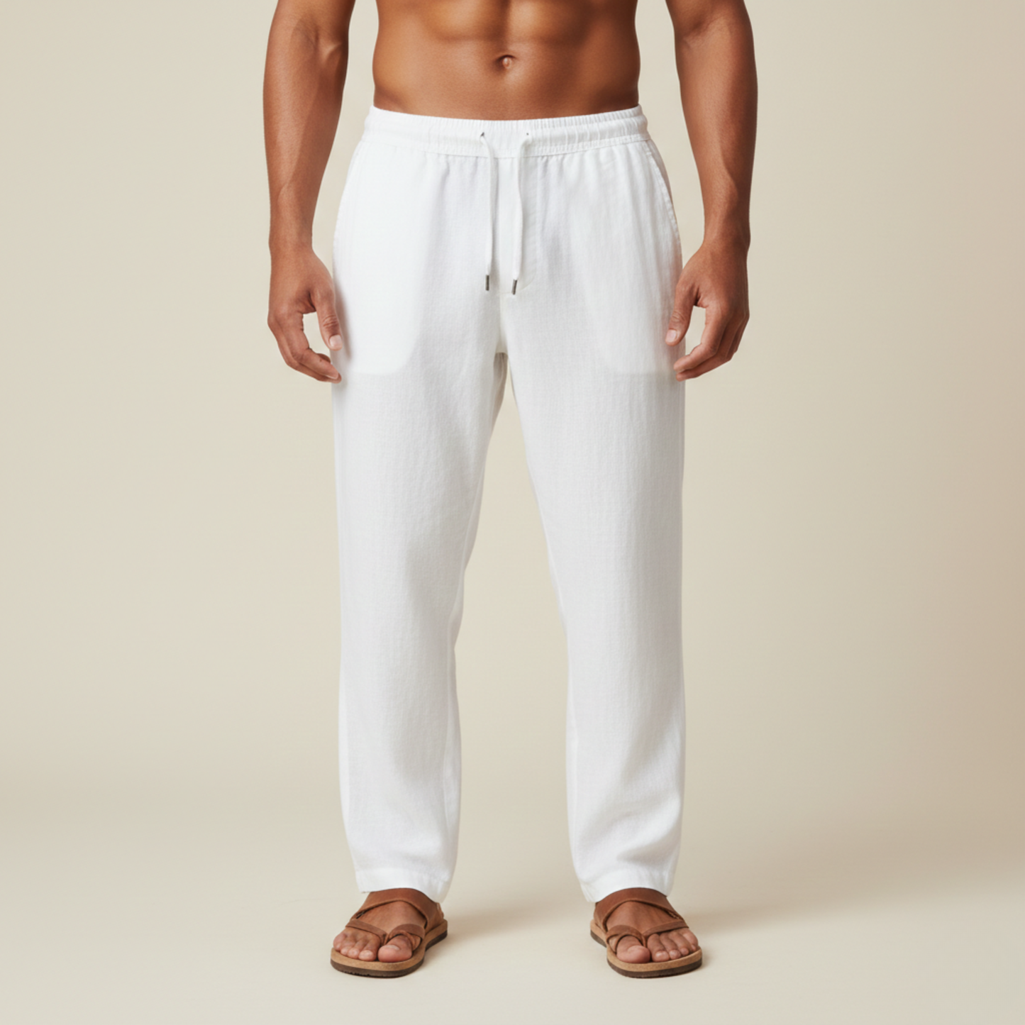 Nico | Linnen Broek Mannen – Comfortabel, Ademend & Casual 1