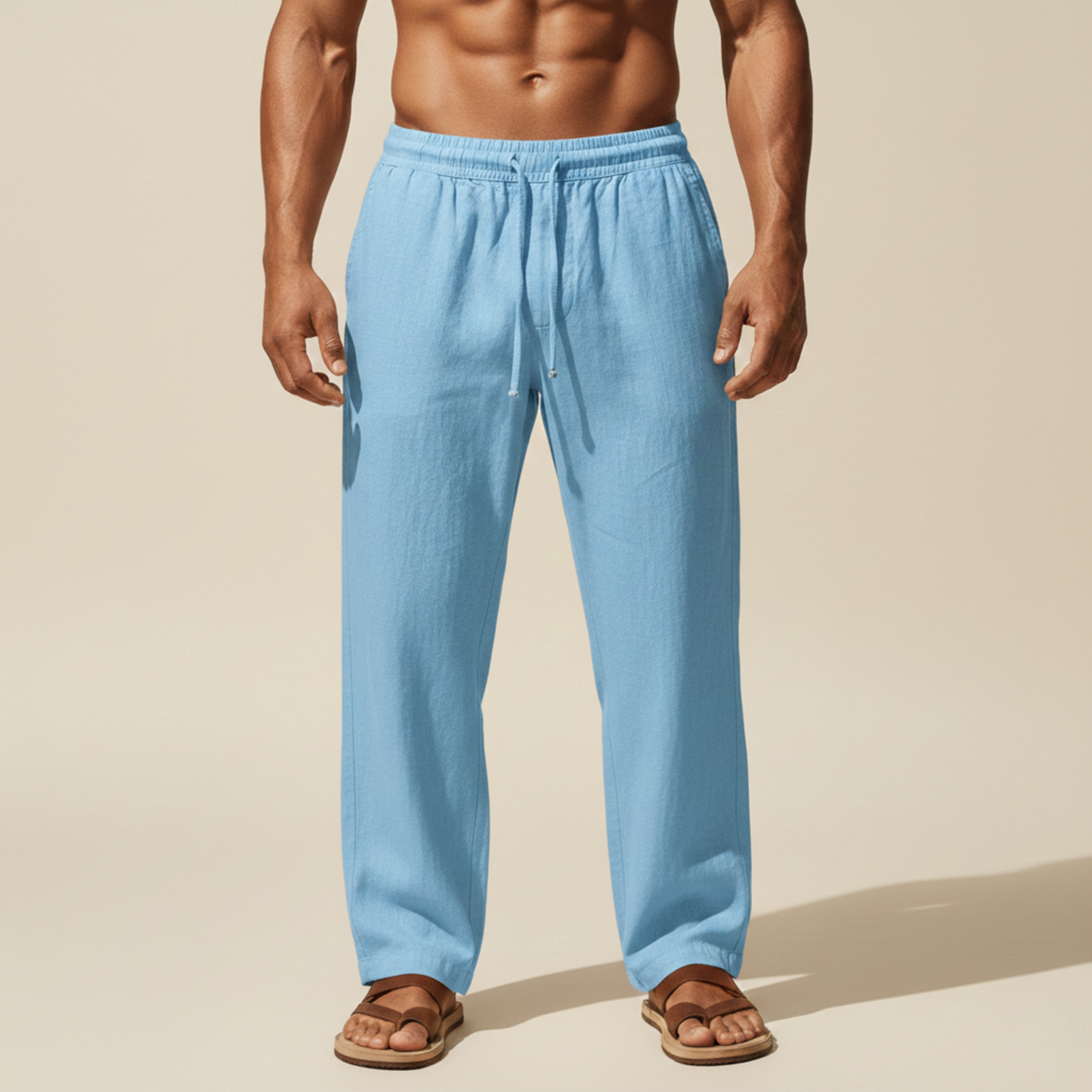 Nico | Linnen Broek Mannen – Comfortabel, Ademend & Casual 2