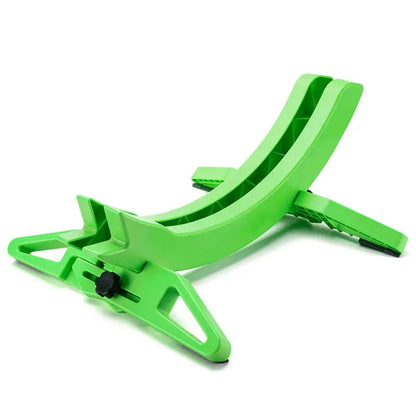 Fietsstandaard ABS Kunststof 54x40cm Bandbreedte 30-80mm Vloerstandaard Garage Kelder Binnen Fiets Parkeren Antislip Zwart Groen