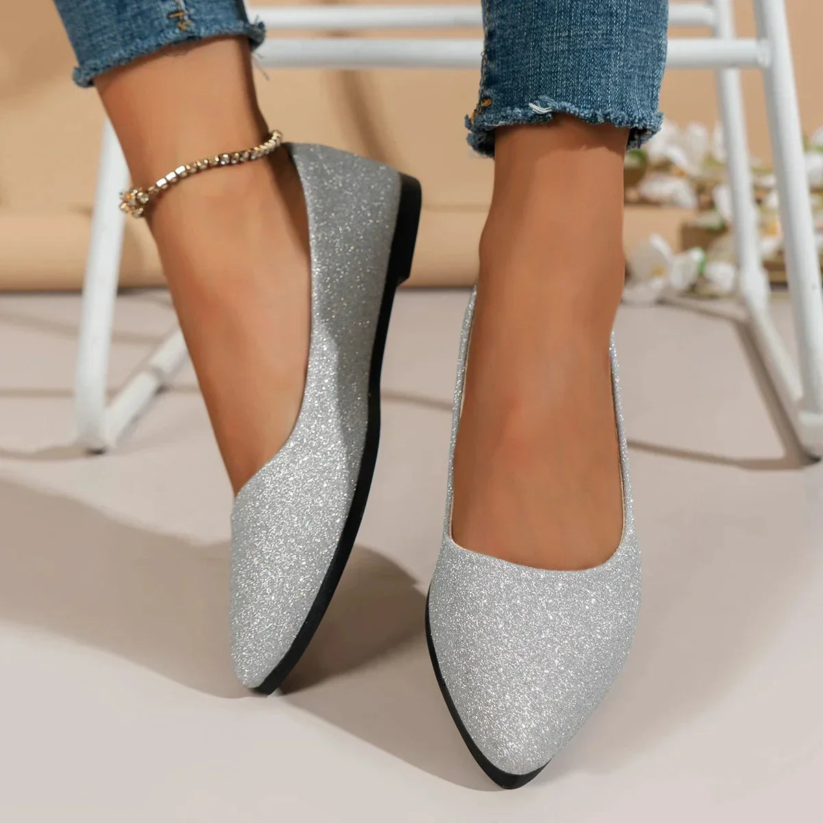 Zomer Ballerina's Riviera Stijl Leuke Dameschoenen
