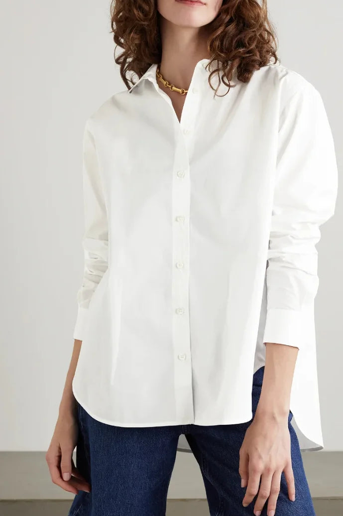 Klassieke Damesblouse Lange Mouwen Elegante Stijl - StudioMarella