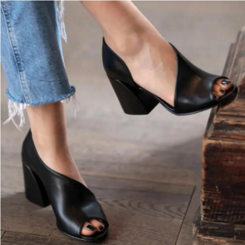 Plus Size Hoge Hak Sandalen Dames Zomerschoenen