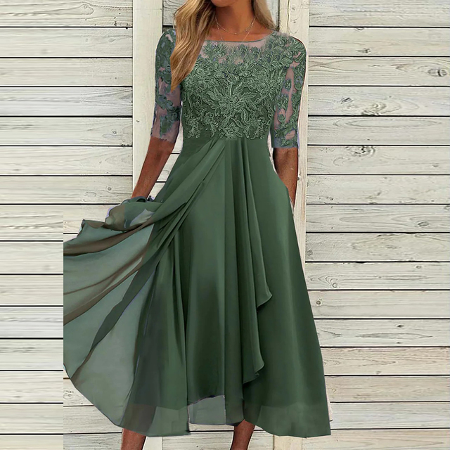 Vrouwen Zomerjurk Chique Jurk Uniek Model