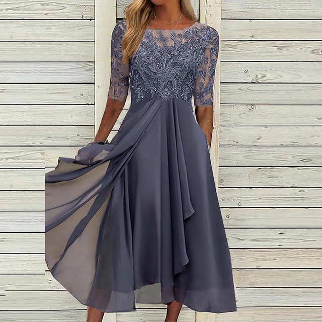 Vrouwen Zomerjurk Chique Jurk Uniek Model