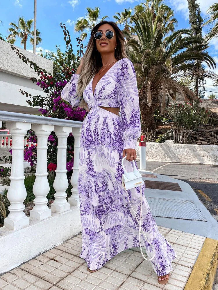 Vrouwelijke Gedrukte Zomerjurk Modieus Design