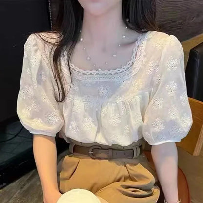 Lente Blouse Dames Chiffon Zomerjurk Stijl