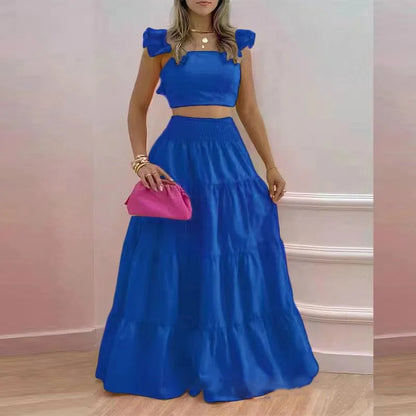 Tweedelige Jurk Elegante Zomerjurk voor Vrouw