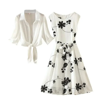 Tweedelige Jurk Elegante Klassieke Stijl