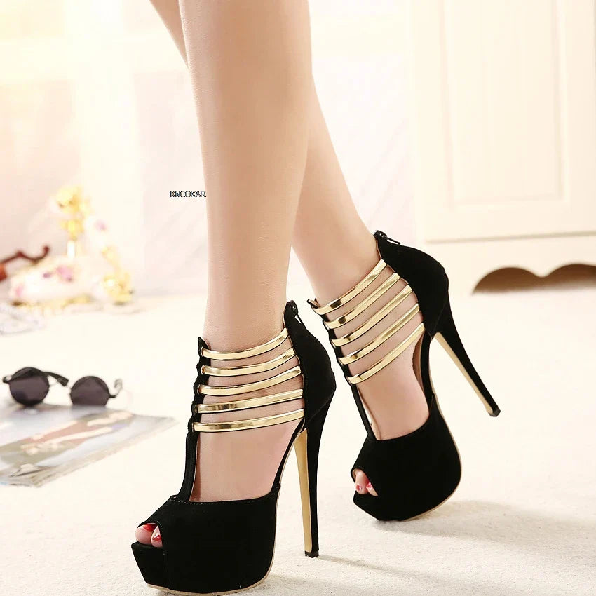 Hoge Hak Sandalen Zomer Trendy Vismond Design