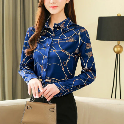 Zijde Blouse voor Vrouwen Elegante Stijl