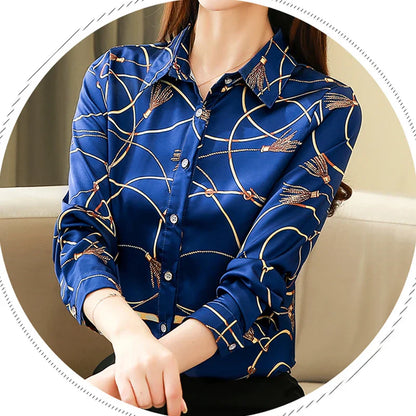 Zijde Blouse voor Vrouwen Elegante Stijl