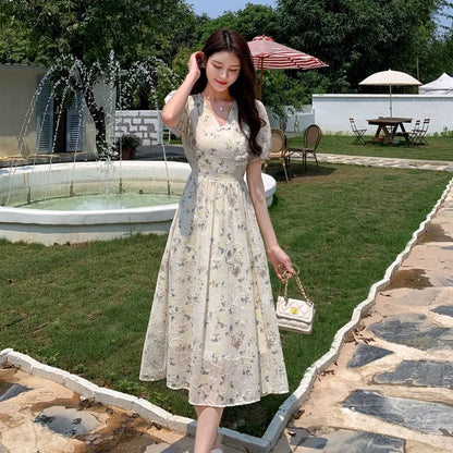 Zomerjurk Chiffon Fee Jurk voor Vrouw Lente Zomer
