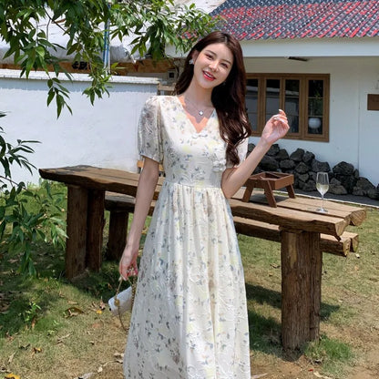 Zomerjurk Chiffon Fee Jurk voor Vrouw Lente Zomer