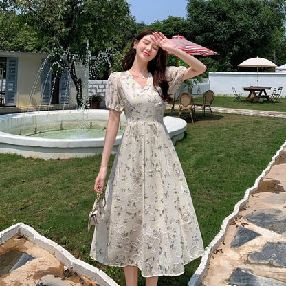 Zomerjurk Chiffon Fee Jurk voor Vrouw Lente Zomer