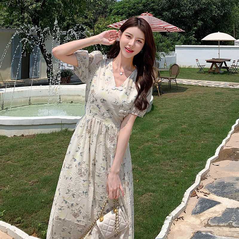 Zomerjurk Chiffon Fee Jurk voor Vrouw Lente Zomer