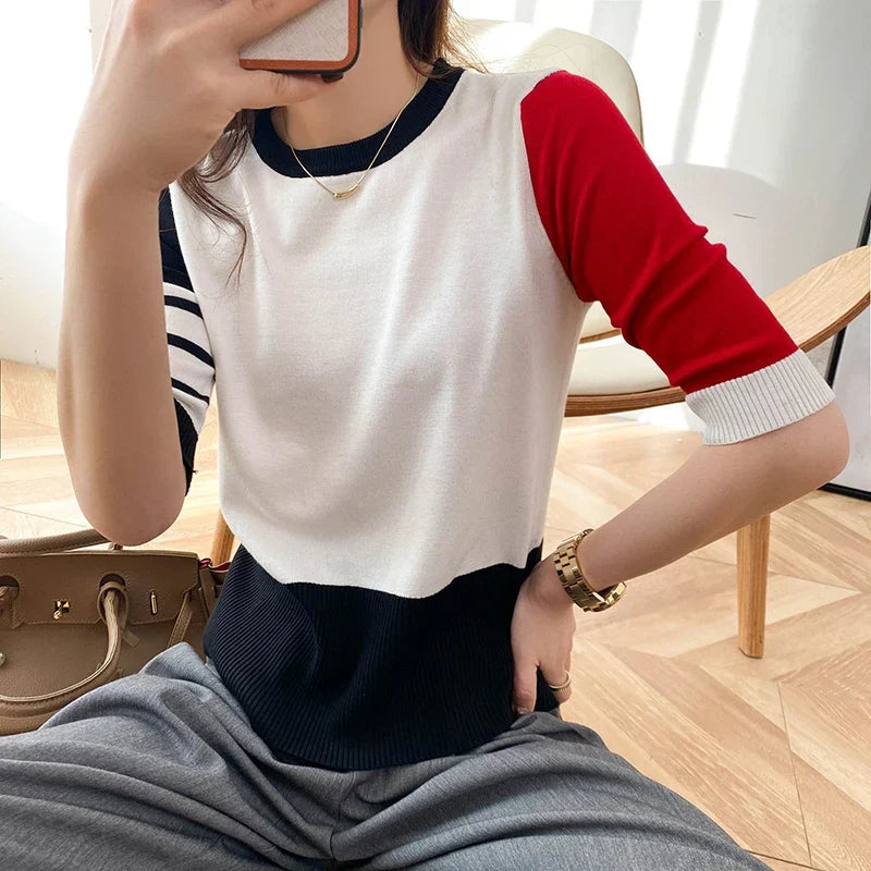 Katoenen T-Shirt Korte Mouwen Zomer Trend Shirt voor Mannen
