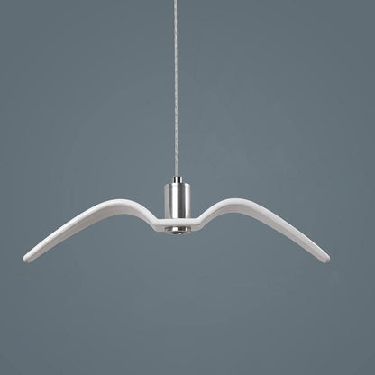 Hanglamp LED Vogeldesign Resin Aluminium Wit Zwart 3000K 4000K 6000K Woonkamer Pendellamp Minimalistisch Organisch Plafondlamp