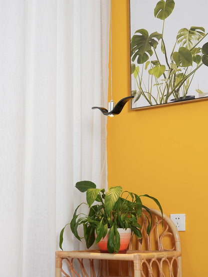Hanglamp LED Vogeldesign Resin Aluminium Wit Zwart 3000K 4000K 6000K Woonkamer Pendellamp Minimalistisch Organisch Plafondlamp