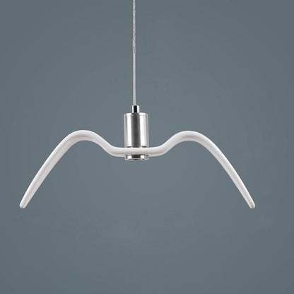 Hanglamp LED Vogeldesign Resin Aluminium Wit Zwart 3000K 4000K 6000K Woonkamer Pendellamp Minimalistisch Organisch Plafondlamp