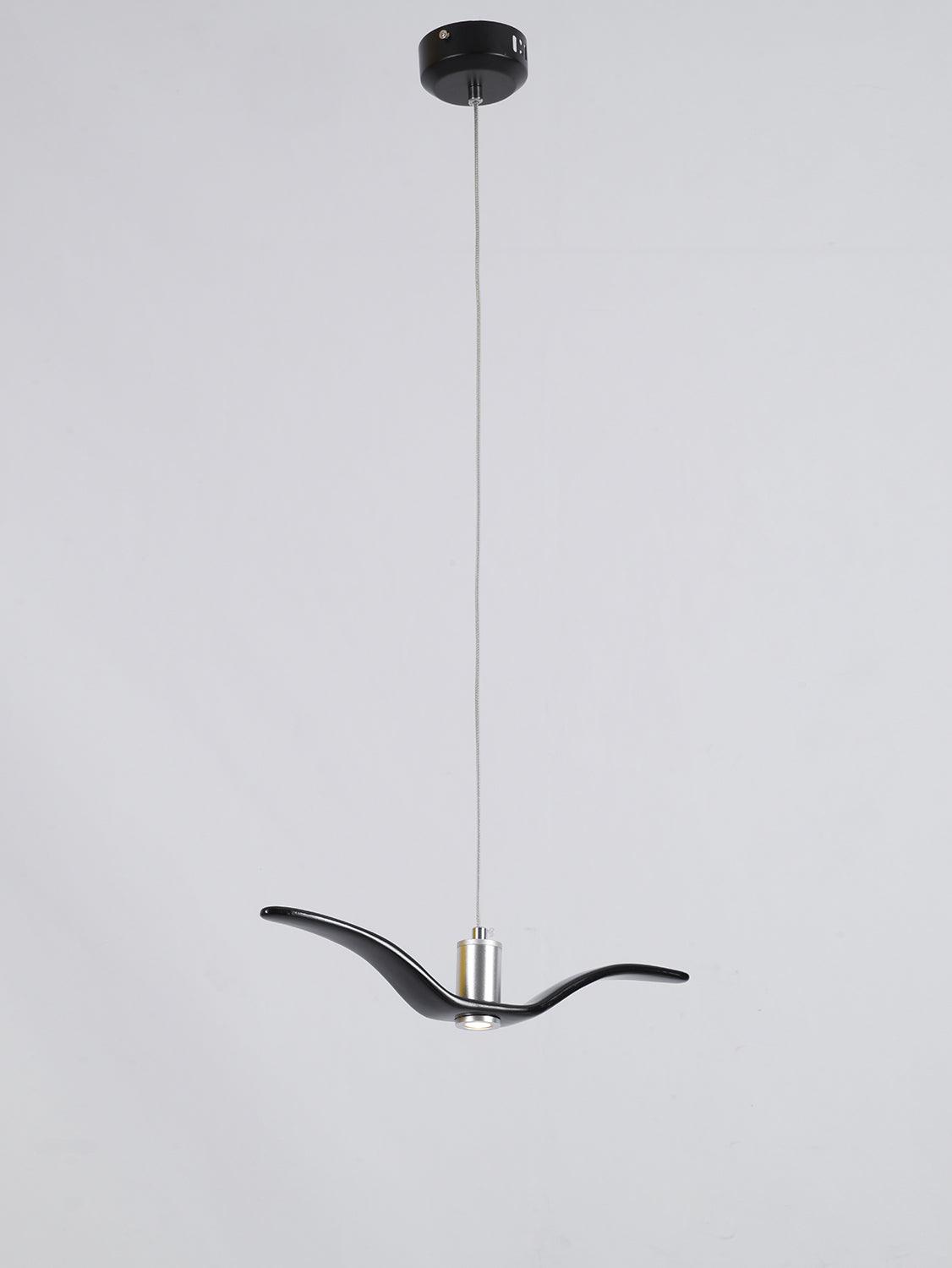 Hanglamp LED Vogeldesign Resin Aluminium Wit Zwart 3000K 4000K 6000K Woonkamer Pendellamp Minimalistisch Organisch Plafondlamp