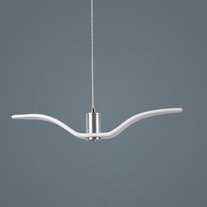 Hanglamp LED Vogeldesign Resin Aluminium Wit Zwart 3000K 4000K 6000K Woonkamer Pendellamp Minimalistisch Organisch Plafondlamp