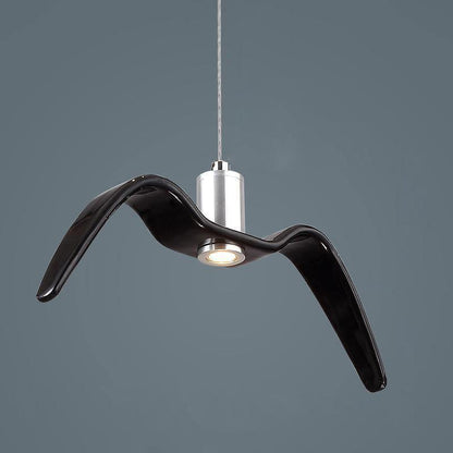 Hanglamp LED Vogeldesign Resin Aluminium Wit Zwart 3000K 4000K 6000K Woonkamer Pendellamp Minimalistisch Organisch Plafondlamp