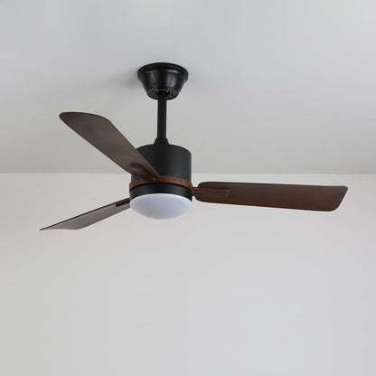 Moderne Plafondventilator met Verlichting — Hout & LED — Afstandsbediening
