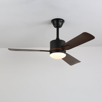 Moderne Plafondventilator met Verlichting — Hout & LED — Afstandsbediening