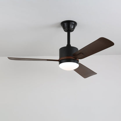 Moderne Plafondventilator met Verlichting — Hout & LED — Afstandsbediening