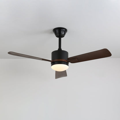 Moderne Plafondventilator met Verlichting — Hout & LED — Afstandsbediening