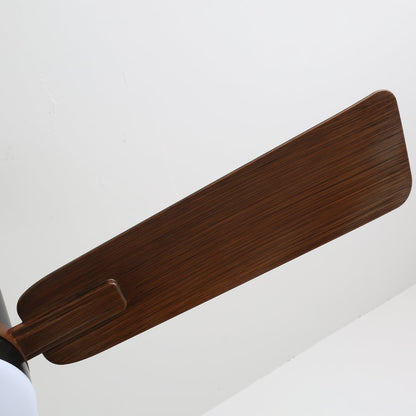 Moderne Plafondventilator met Verlichting — Hout & LED — Afstandsbediening