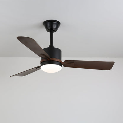 Moderne Plafondventilator met Verlichting — Hout & LED — Afstandsbediening